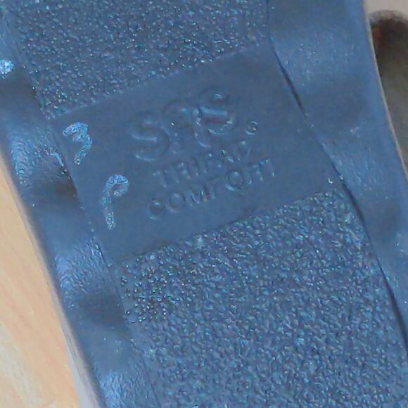 SAS Sorrento Tan Leather T-Strap Comfort Sandals - Size 7M - Picture 14 of 15